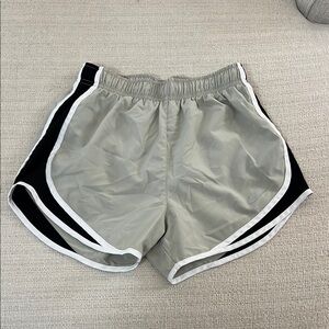 2/$15 Women's Nike Tempo Gray and Black Athletic Shorts